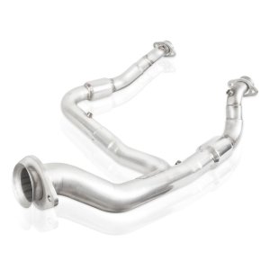 Ford F-150 Performance Exhaust - Stainless Works - Downpipe 3in High-Flow Cats Y-Pipe Factory Connection - `15-`20 Ford F-150 Performance Exhaust - Stainless Works - Downpipe 3in High-Flow Cats Y-Pipe Factory Connection - `15-`20